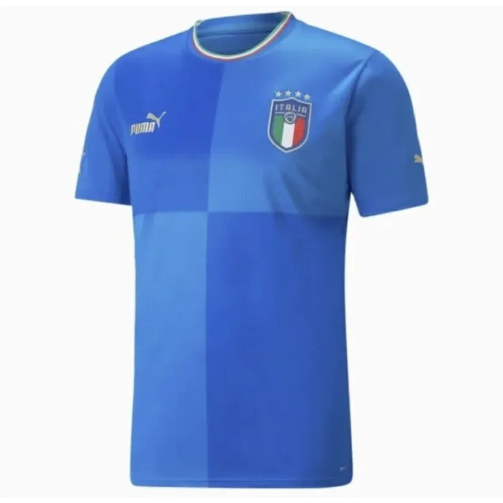 Puma Men's Italy National Team FIGC Soccer Jersey Blue Size S - Small - NWT $90